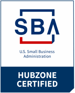 Badge: U.S. Small Business Administration - Hubzone Certified